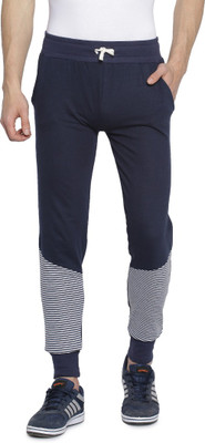 CAMPUS SUTRA Solid Men Blue Track Pants