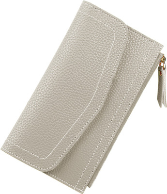 

Robustrion Women Casual Beige Artificial Leather Wallet(8 Card Slots), Grey
