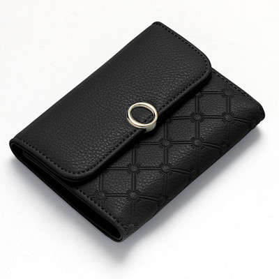 

Robustrion Women Casual Black Artificial Leather Wallet(6 Card Slots)