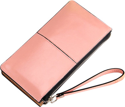 

Robustrion Women Pink Artificial Leather Wallet(4 Card Slots), Peach
