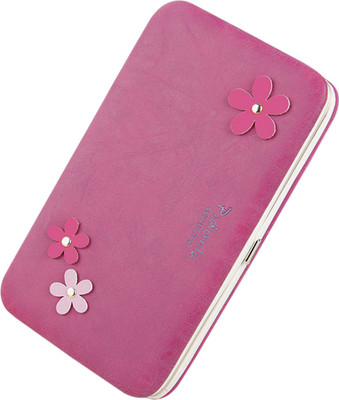 Robustrion Women Purple Artificial Leather Wallet(7 Card Slots)