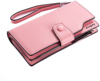 

Robustrion Women Pink Artificial Leather Wallet(11 Card Slots), Baby pink