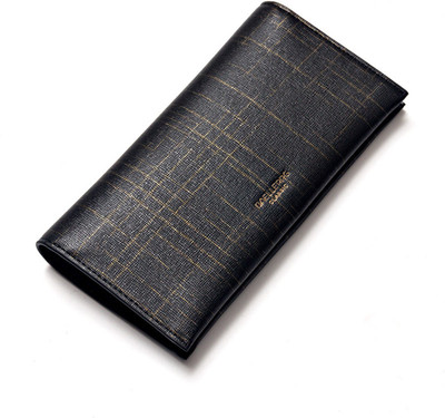 

Robustrion Women Black Artificial Leather Wallet(11 Card Slots)