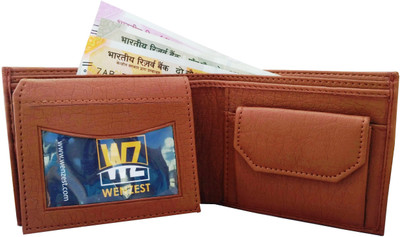 

Wenzest Men Tan Artificial Leather Wallet(3 Card Slots)