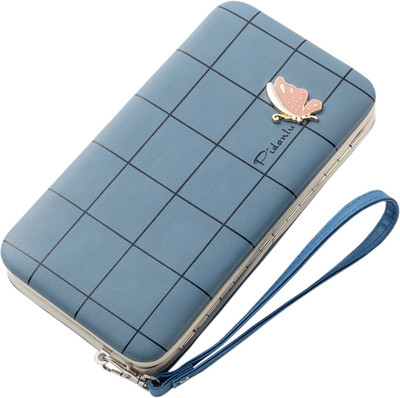 

Robustrion Women Formal, Evening/Party Blue Artificial Leather Wallet(7 Card Slots)