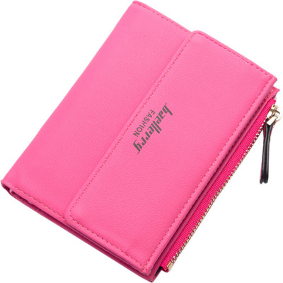 

Robustrion Women Pink Artificial Leather Wallet(7 Card Slots), Rose pink