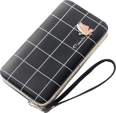 

Robustrion Women Casual Black, White Artificial Leather Wallet(7 Card Slots)