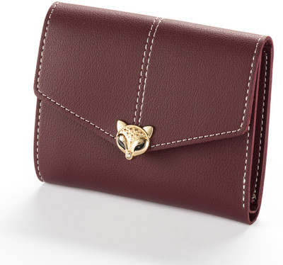 

Robustrion Women Maroon Artificial Leather Wallet(5 Card Slots)