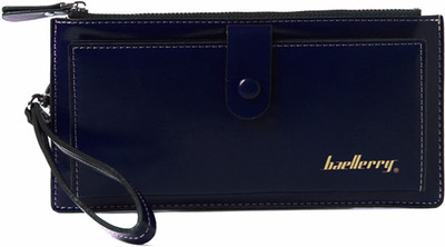 

Robustrion Women Casual Blue Artificial Leather Wallet(11 Card Slots), Ink blue