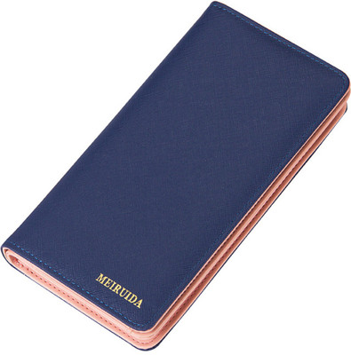 

Robustrion Women Blue Artificial Leather Wallet(12 Card Slots)