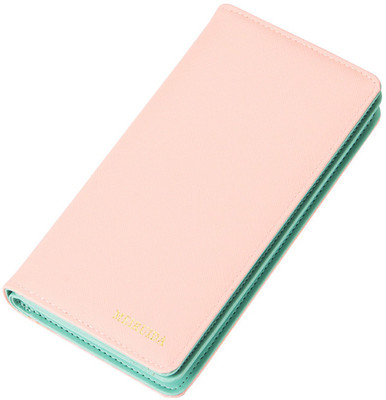 

Robustrion Women Pink Artificial Leather Wallet(12 Card Slots), Baby pink
