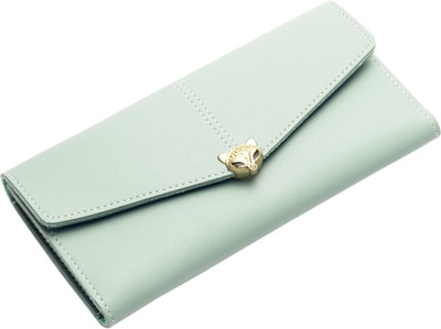 

Robustrion Women Green Artificial Leather Wallet(10 Card Slots)