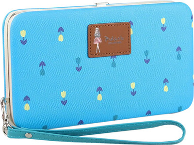 

Robustrion Women Blue Artificial Leather Wallet(7 Card Slots)