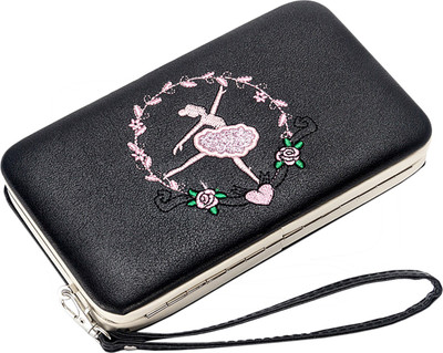 

Robustrion Women Black Artificial Leather Wallet(7 Card Slots)