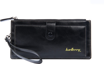 

Robustrion Women Black Artificial Leather Wallet(11 Card Slots)