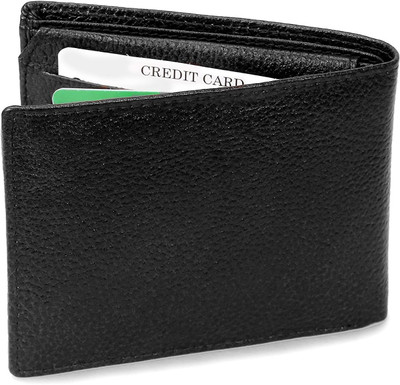 

Mittal Ele Men Black Genuine Leather Wallet(4 Card Slots)