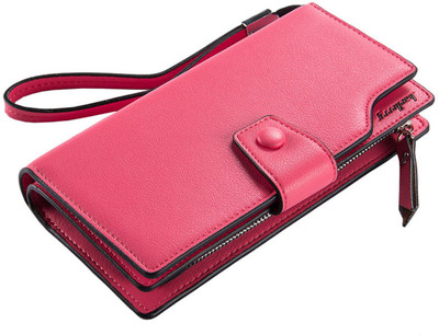

Robustrion Women Casual Pink Artificial Leather Wallet(11 Card Slots)