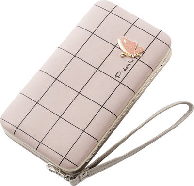 

Robustrion Women Casual Grey, Black Artificial Leather Wallet(7 Card Slots), Ivory
