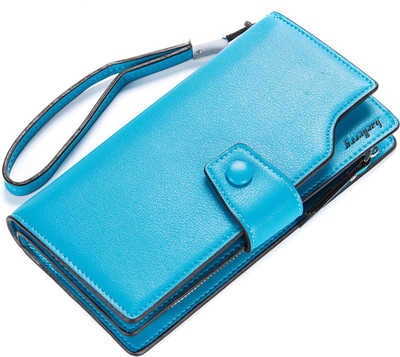 

Robustrion Women Blue Artificial Leather Wallet(11 Card Slots)