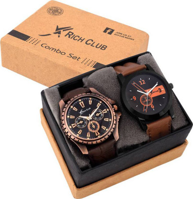 

Rich Club DKRC-SET OF TWO-9999 BROWN-ELEGANCE Watch - For Men