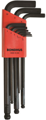 

Bondhus 10999 BLX9M Allen Key Set