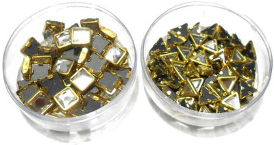 

BestUBuy Kundans Bezels Pastable for Jewelry Making and Decorations - Combo