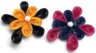 

Aadya Crafts Assorted quilling flowers 11