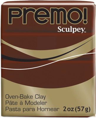

Polyform Premo Sculpey Polymer Clay 2Oz - Burnt Umber