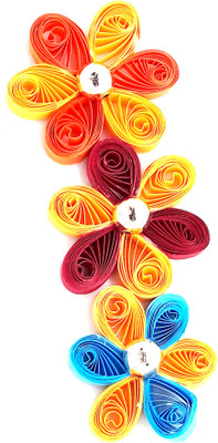 

Aadya Crafts Assorted quilling flowers 2