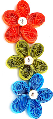 

Aadya Crafts Assorted quilling flowers 3