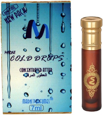 MADNI PERFUMES Cool Drops Exclusive Series Concentrated Attar / Ittar Herbal Attar(Shamana)