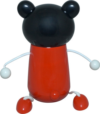 

Shristi High Quality Stainless Steel Cute Printed with Cartoon Character Designer Bottle - Cute cartoon stereo Mickey Minnie bottle for Water, Milk, and Juice (set of 1) 300ML (Red) - 300 ml(Red)