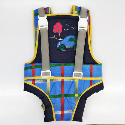 

Smilemakers Baby Carrier cotton with Denim (Printed) Baby Carrier(Blue, Front carry facing out)