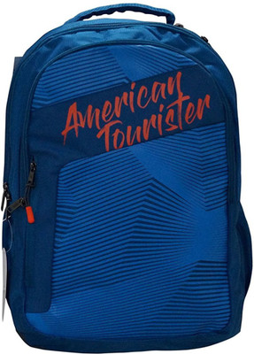 

American Tourister Polyester Backpack 32 L Backpack(Blue)