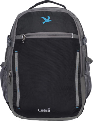 

Laina LP-708-Laina 32.5 L Laptop Backpack(Black, Grey)
