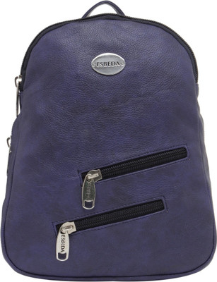 

ESBEDA Drymilk Two Zipper Bagpack 4 L Backpack(Blue), Dark blue
