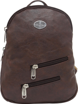 

ESBEDA Drymilk Two Zipper Bagpack 4 L Backpack(Brown)