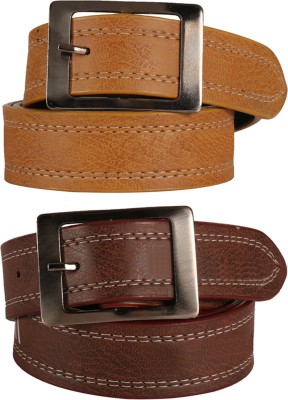 

Jack Klein Men Casual, Party, Formal Brown Artificial Leather Reversible Belt