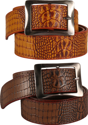 

Jack Klein Men Party, Casual, Formal Brown Artificial Leather Reversible Belt
