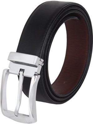 

JSS Exports Men Party, Casual, Formal, Evening Black, Brown Artificial Leather Reversible Belt