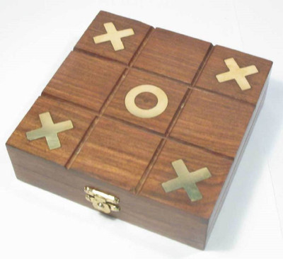 

Z A Enterprises India Wooden Tic Tac Toe Puzzle Indoor / Outdoor Game Board Game Board Game Board Game