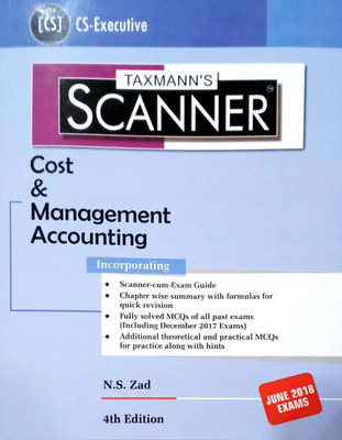 Scaner Cost & Management Accounting(English, Paperback, N.S.Zad)