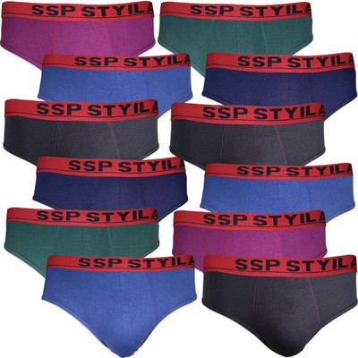 SSP STYILAA Men's Brief Men Brief(Pack of 12)