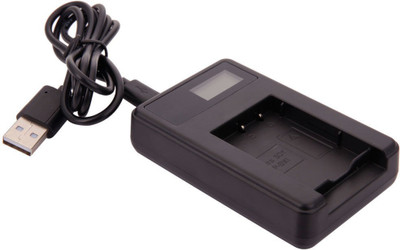 Power Smart NP-BX1 LCD Display USB Battery Charger for SNY DSC-RX100 DSC-RX100 DSC-RX100M  Camera Battery Charger(Black)