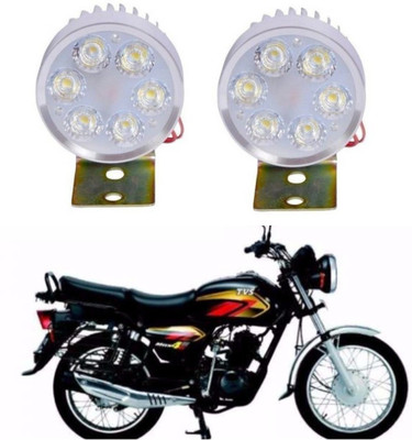 AUTOGARH ROUND 6 LED BULB FOG HEADLIGHT FOR MAX4R Car Fancy Lights(White)