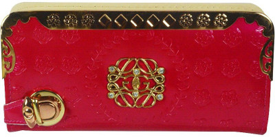 

Glitters Online Casual Pink Clutch