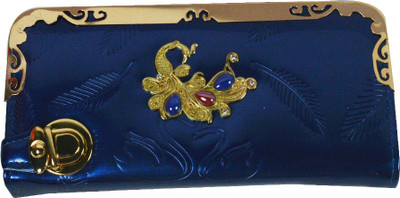 

Glitters Online Casual Blue Clutch