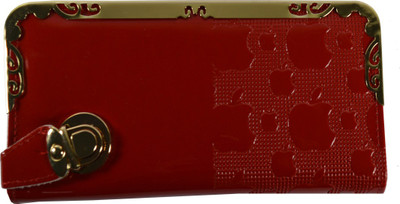 

Glitters Online Casual Red Clutch