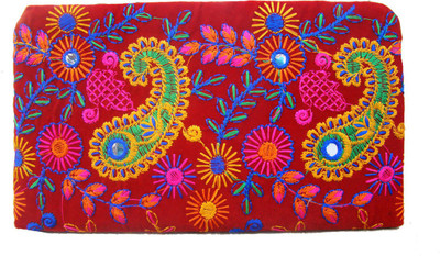 

The Living Craft Casual Multicolor Clutch