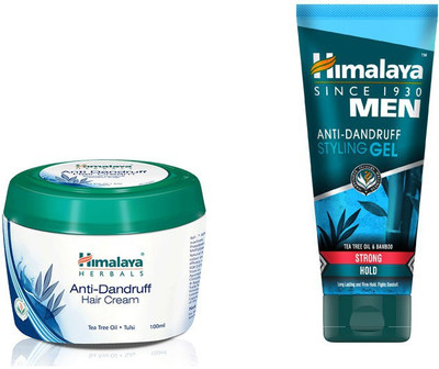 

Himalaya Anti Dandruff Hair Cream, Men Anti-Dandruff Styling Gel(Set of 2)